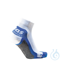 ATLAS Sneaker Workwear Sock - Gr. 39-41, white/blue Mit den SNEAKER WORK...